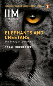 Elephants and Cheetahs by Saral Mukherjee Front cover of Elephants and Cheetahs